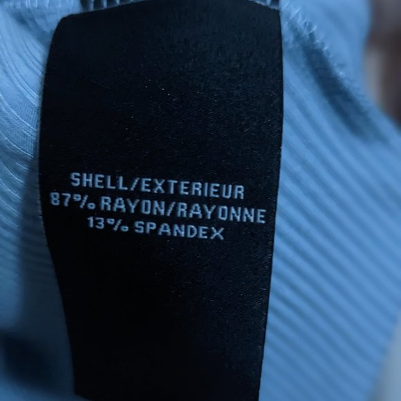 7 for all mankind Puffed Sleeves Ribbed Long Sleeved Top XL - Picture 4 of 4